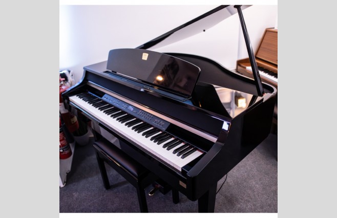 Used Yamaha CLP265GP Polished Ebony Digital Piano Complete Package (SN:ECOH01033) - Image 4